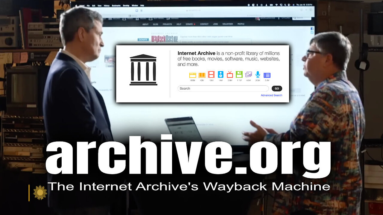 The Internet Archive's Wayback Machine