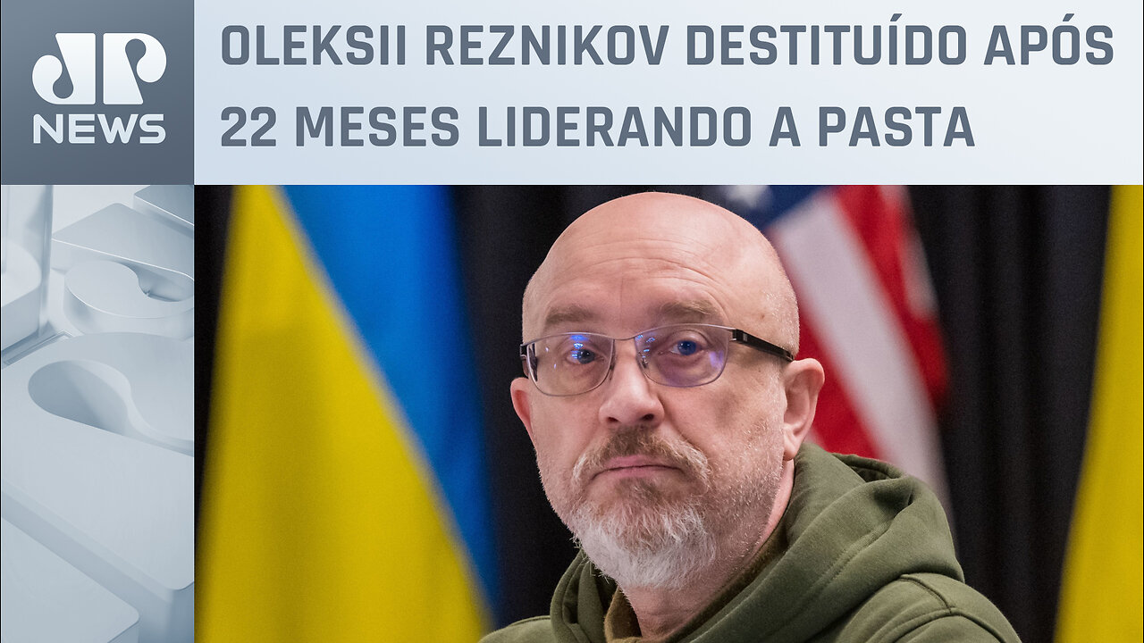Zelensky anuncia substituição de ministro da Defesa da Ucrânia