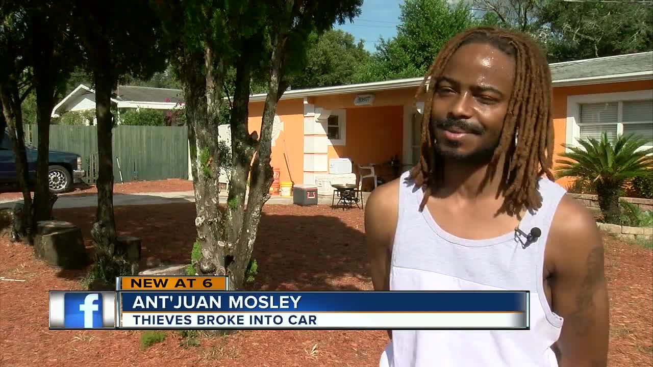 Hurricane Michael evacuee says crooks stole almost everything he owned from his car