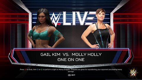 WWE 2k24 Gail Kim vs Molly Holly