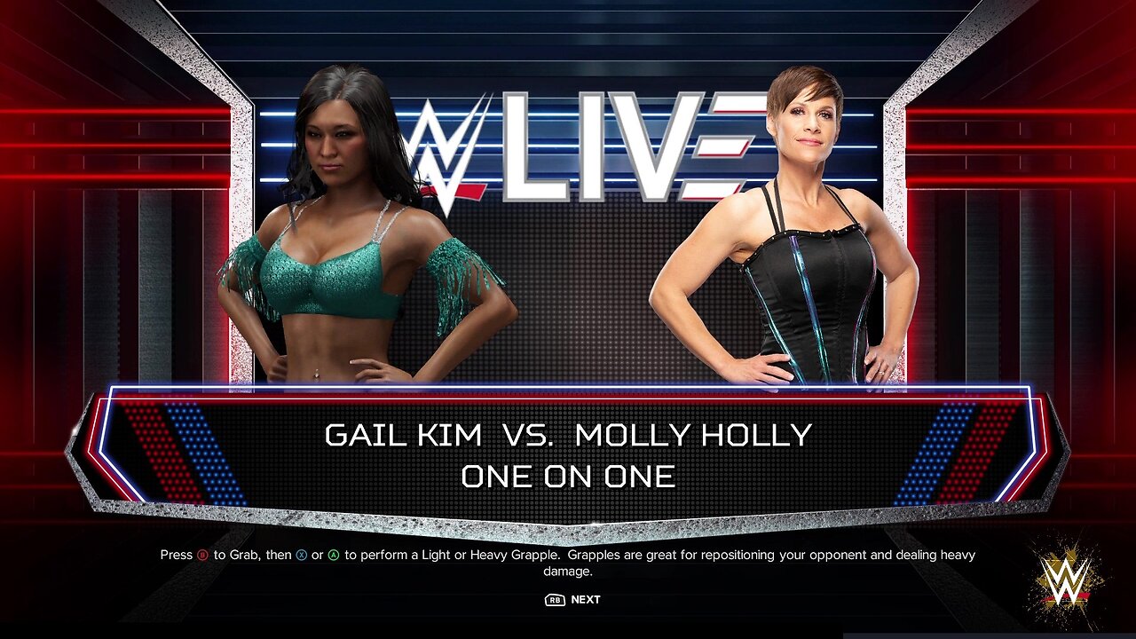 WWE 2k24 Gail Kim vs Molly Holly