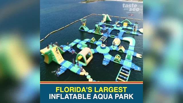 Check out Florida’s largest inflatable aqua park in Pasco County