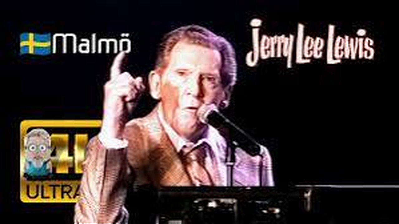 Jerry Lee Lewis - Full Concert Malmö 🇸🇪 Sweden (1997) AI 4K Enhanced