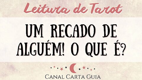 💌 ALGUÉM GOSTARIA DE DIZER ALGO! QUEM E O QUE?⭐️ LEITURA DE TAROT INTUITIVA