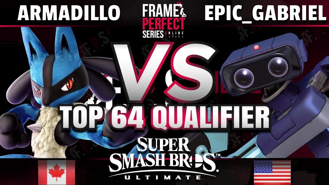 FPS5 Online - Armadillo (Lucario) vs. Epic_Gabriel (R.O.B.) - Ultimate Top 64 Qualifier