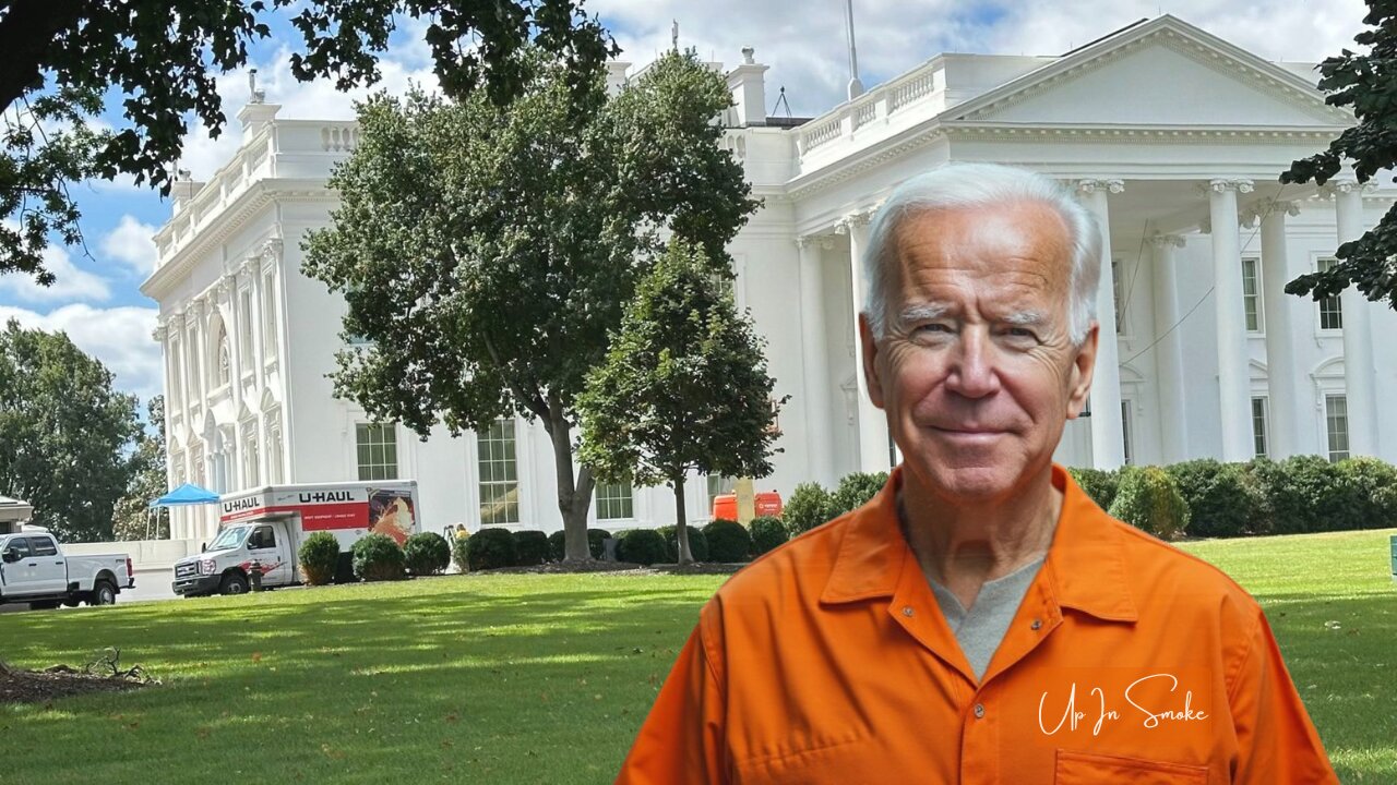 Why are U-hauls at White House? Biden missing Kamala's speech?