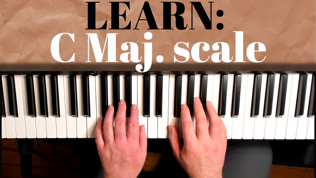 How To Play The BOTH HANDS C Major Scale On Piano: Clear And Accurate Piano Tutorial For Beginners