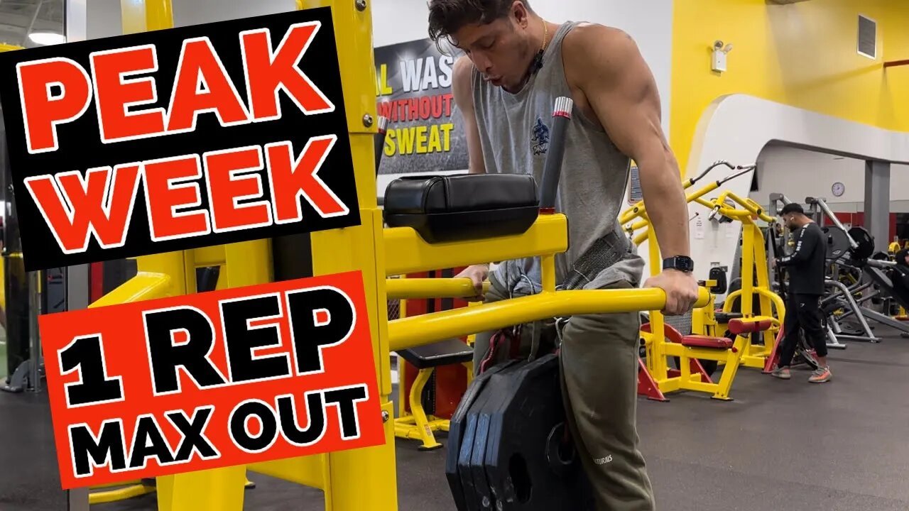 PEAK WEEK TRAINING | HITTING PRS IN WEIGHTED PULL-UPS & DIPS | TESTING MY 1 REP MAX