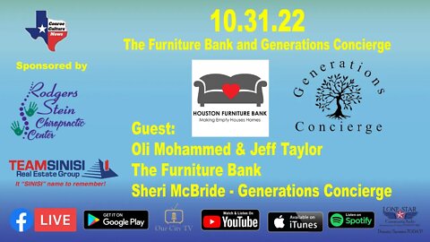 10.31.22 - The Furniture Bank and Generations Concierge - Conroe Culture News