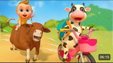 The Names Of Animals: Cow, Elephant, Lion, Tiger, Crocodile - Explore Animals In The Jungle