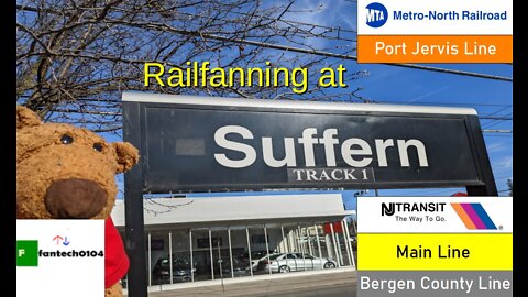 Railfanning New Jersey Transit & Metro North West Of Hudson at Suffern Station!