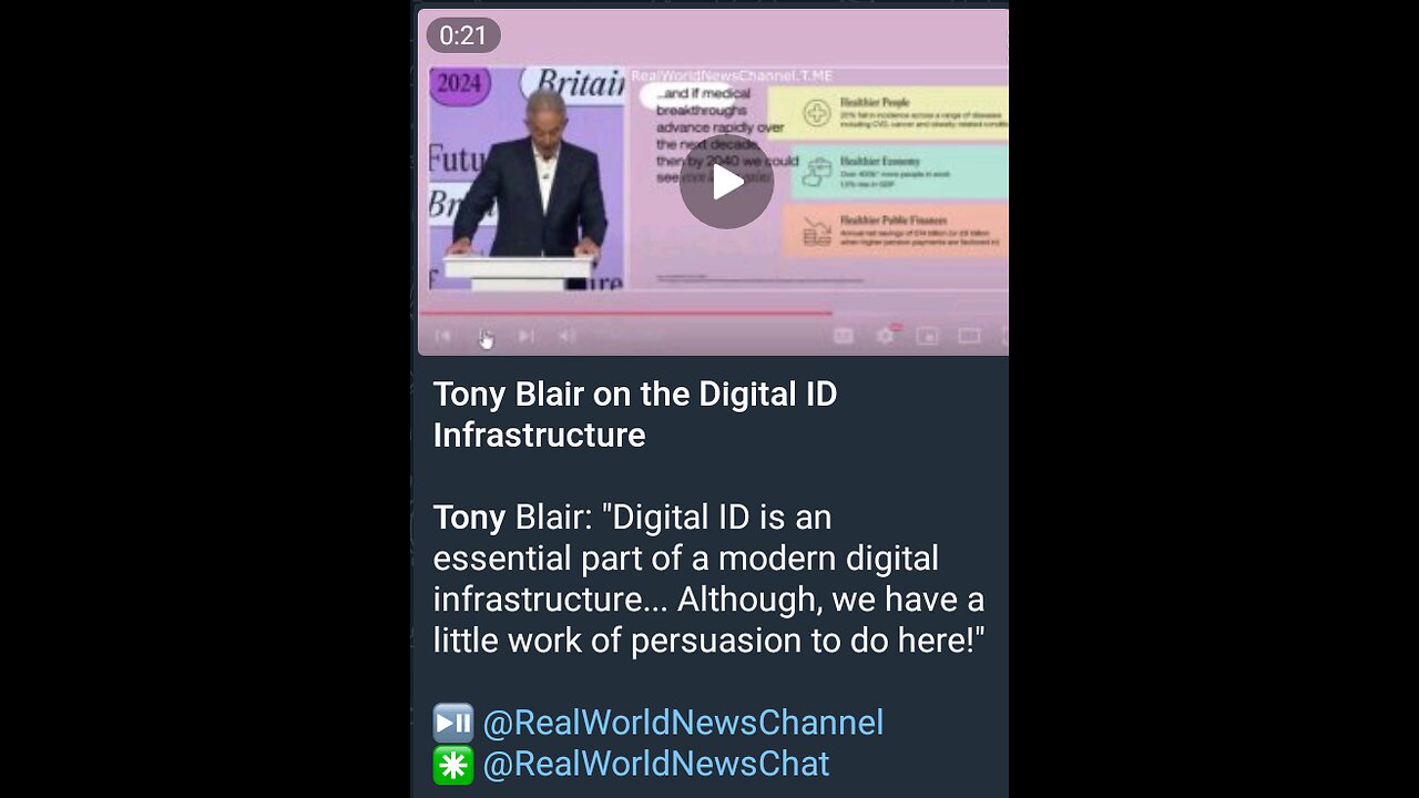 News Shorts: Tony Blair talks Digital ID