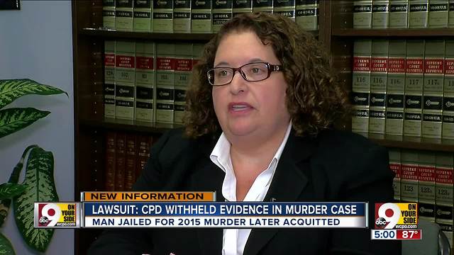 Lawsuit: Cincinnati police withheld DNA evidence in murder case