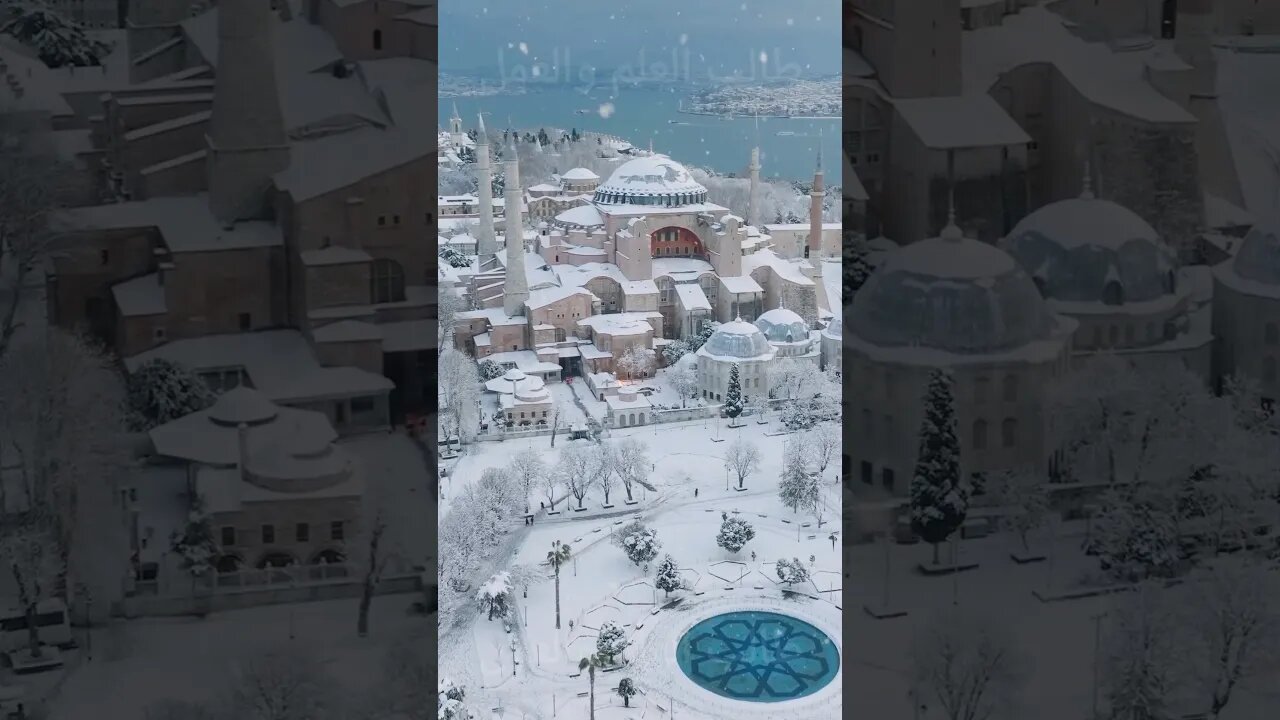 #AyaSofya is beautiful in White 🤍 #Istanbul