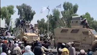 Taliban Celebrate With U.S. Equipment In a Military Parade