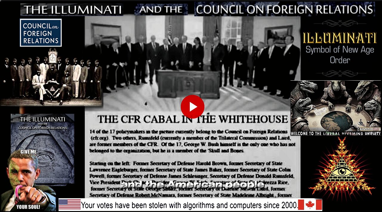 1967 Rothschild Freemason Rockefeller Plan (The Illuminati and the Council of Foreign Relations)