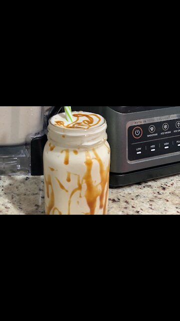 Making famous Starbucks’ Caramel Frappuccino at home
