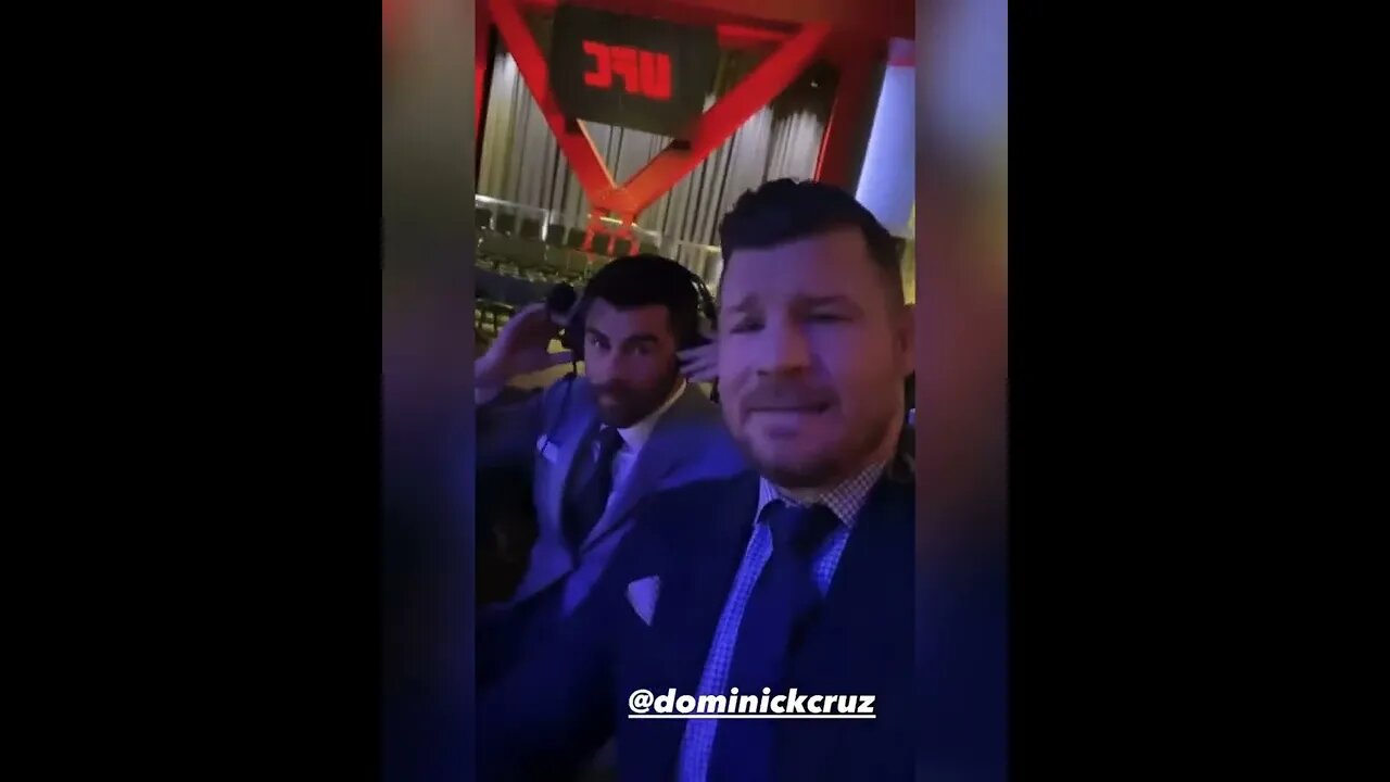 Michael Bisping asking Dominick Cruz if he has done his research