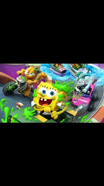 NOVO Bob Esponja é IGUAL MARIO KART - Nickelodeon Kart Racers 3