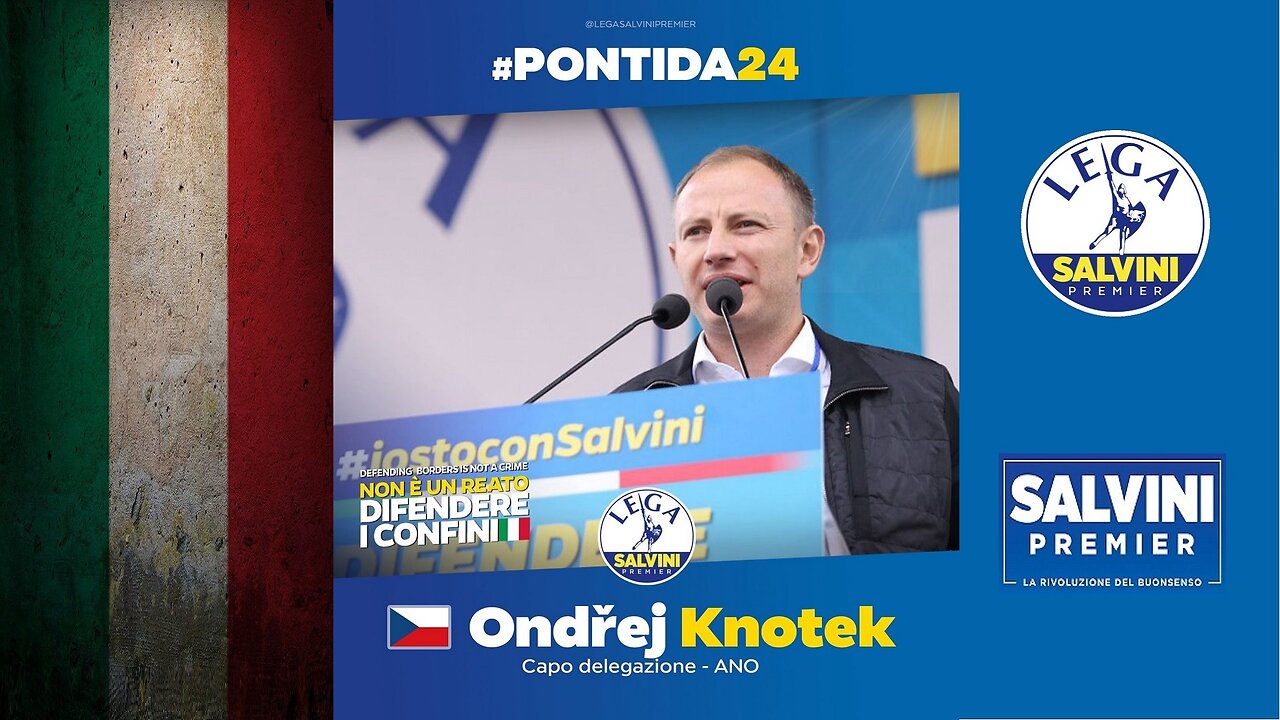 🔴 Ondřej Knotek - #Pontida #Pontida2024