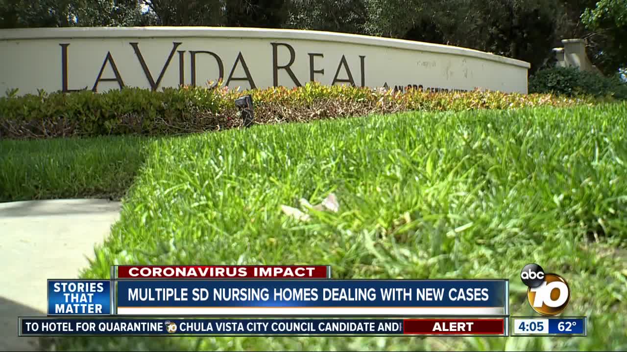 Multiple San Diego nursing homes dealing with coronavirus cases