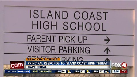 No credible threat at Island Coast H.S.