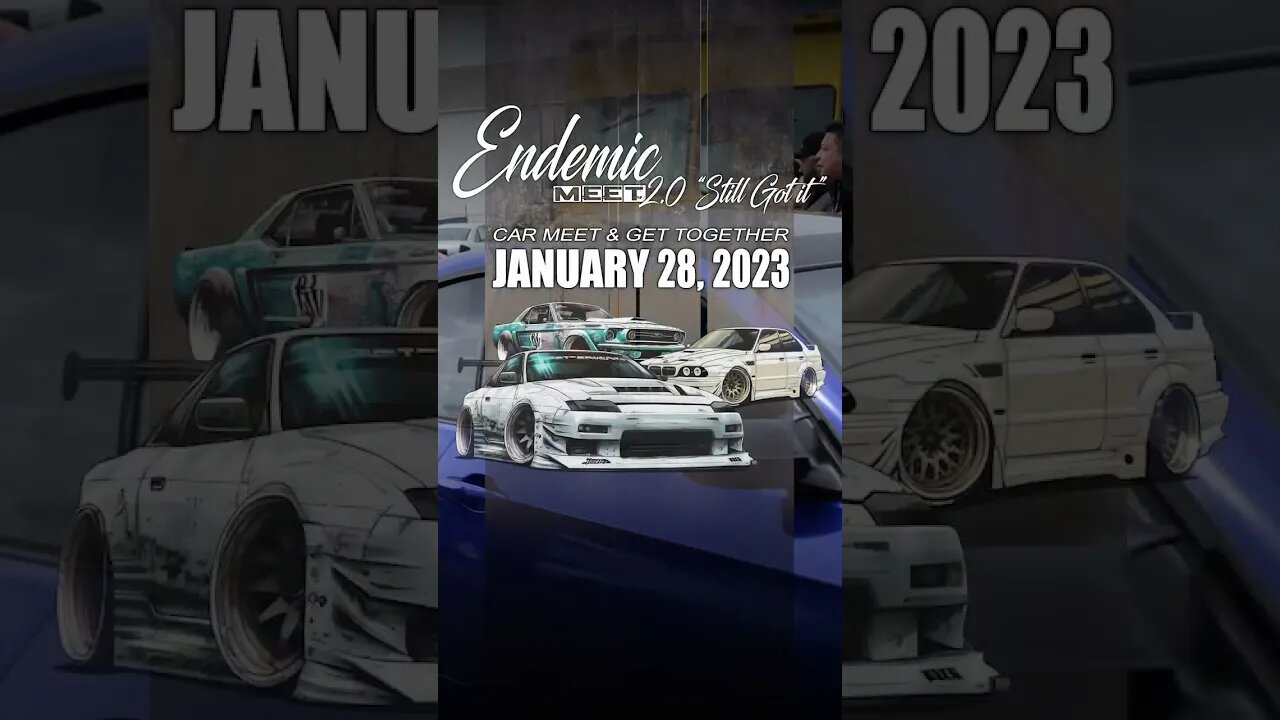 Endemic Meet 2.0 This Saturday in San Jose CA!