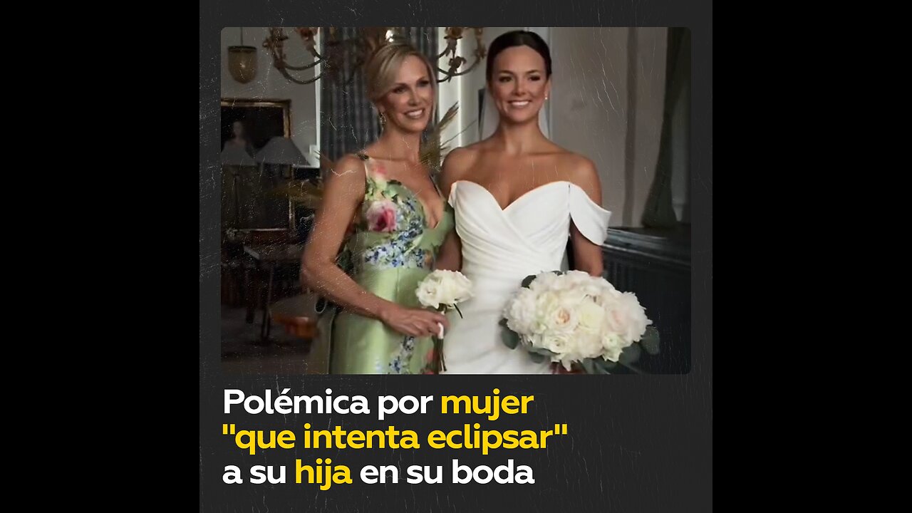 Polémica por vestido de la madre de una novia en EE.UU.