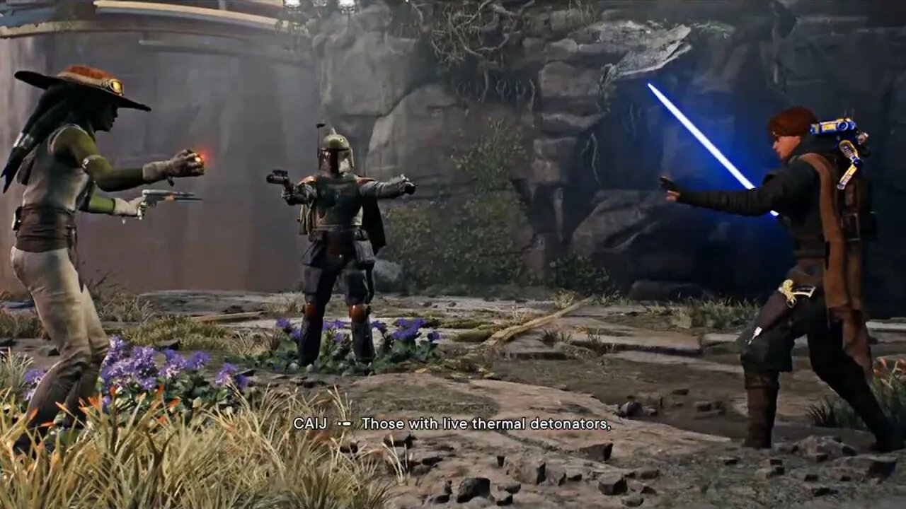 Secret Boss Fight Vs. Traitor Caij Vanda! Boba Fett Appears! Star Wars Jedi Survivor Scenes