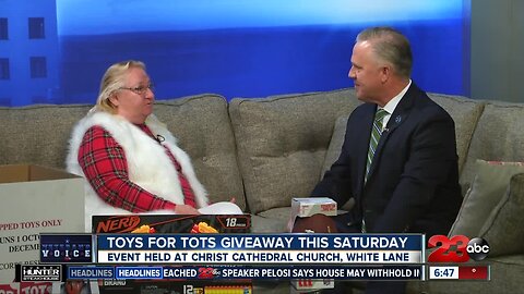 Toys for Tots giveaway this Saturday