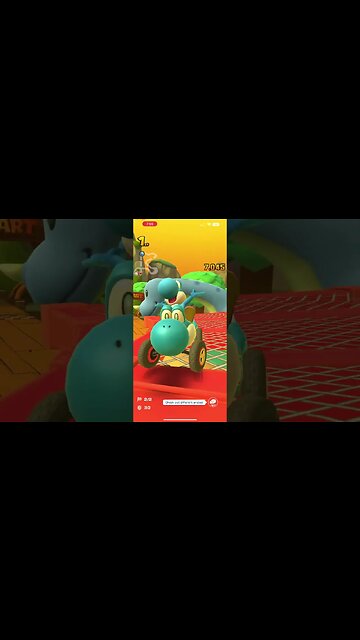 Mario Kart Tour - Light-blue Yoshi & Turbo Yoshi Kart Gameplay (Yoshi Tour 2023 Ranked Cup Rewards)
