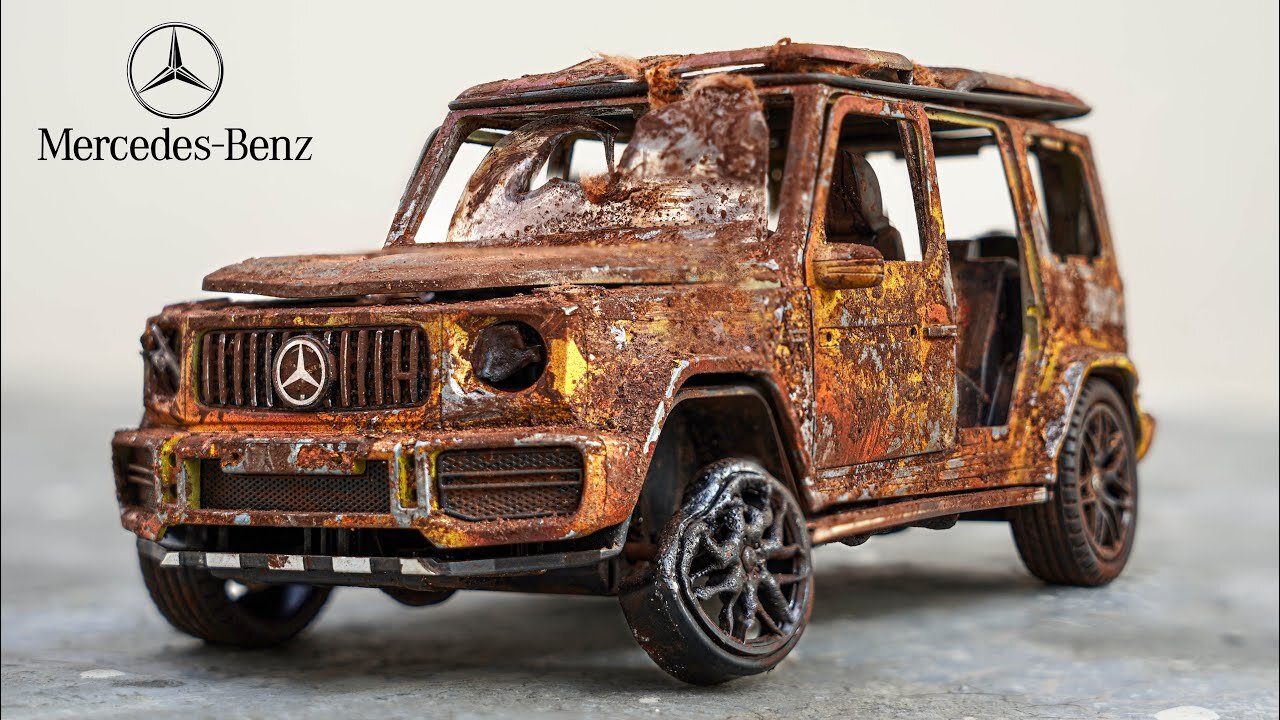 Destroyed Mercedes Benz G Wagon Restoration-Hackerwatching