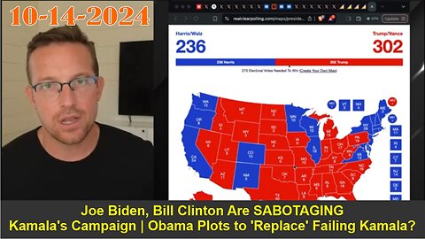 Joe Biden& Bill Clinton Are SABOTAGING Kamala's Campaign | Obama Plots to 'Replace' Failing Kamala?