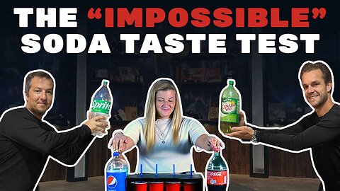 Soda Taste Test. It's harder than it looks!