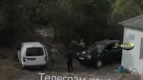 Ukrainian mobilzation officers pick on wrong man, pulls gun, steals car