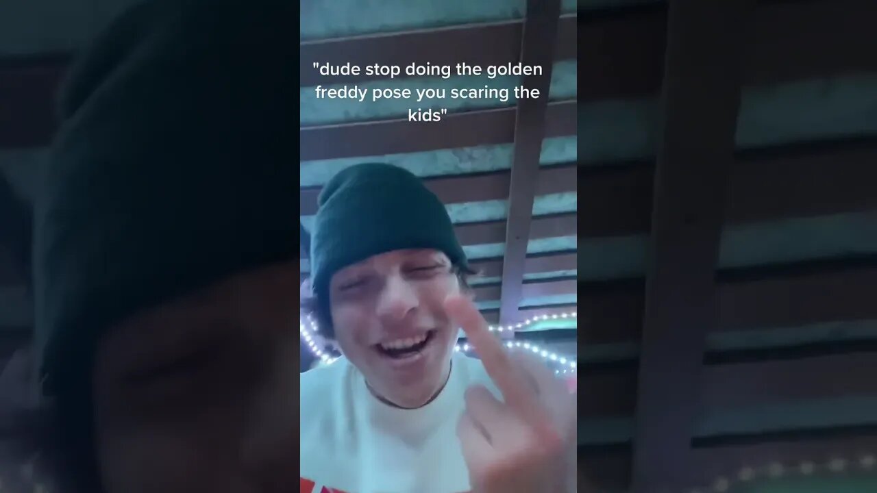 STOP DOING THE GOLDEN FREDDY POSE