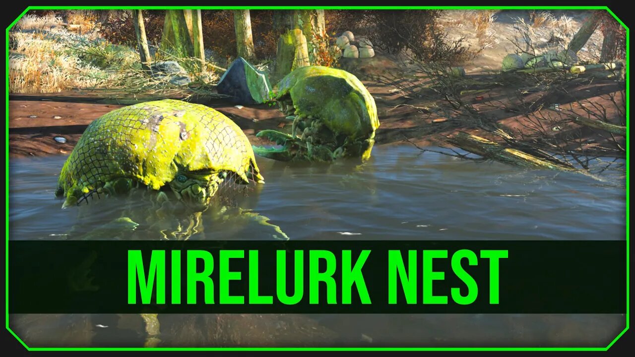 Mirelurk Nest in Fallout 4 - Navigating Hidden Lake Terrors!