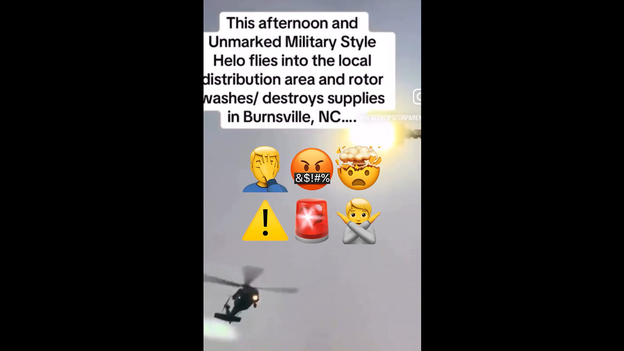 Unmarked Helicopter(s) Destroying Supply Stations In North Carolina 🤯🤦‍♂️🤬🥷🙅❌🚨