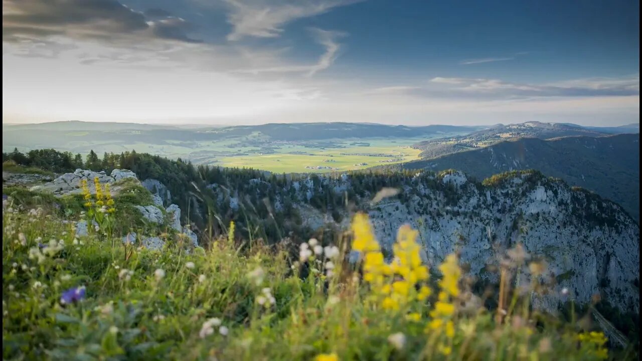 view of the clouds from the top of the mountain - life living and nature