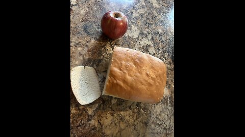Apples and bread