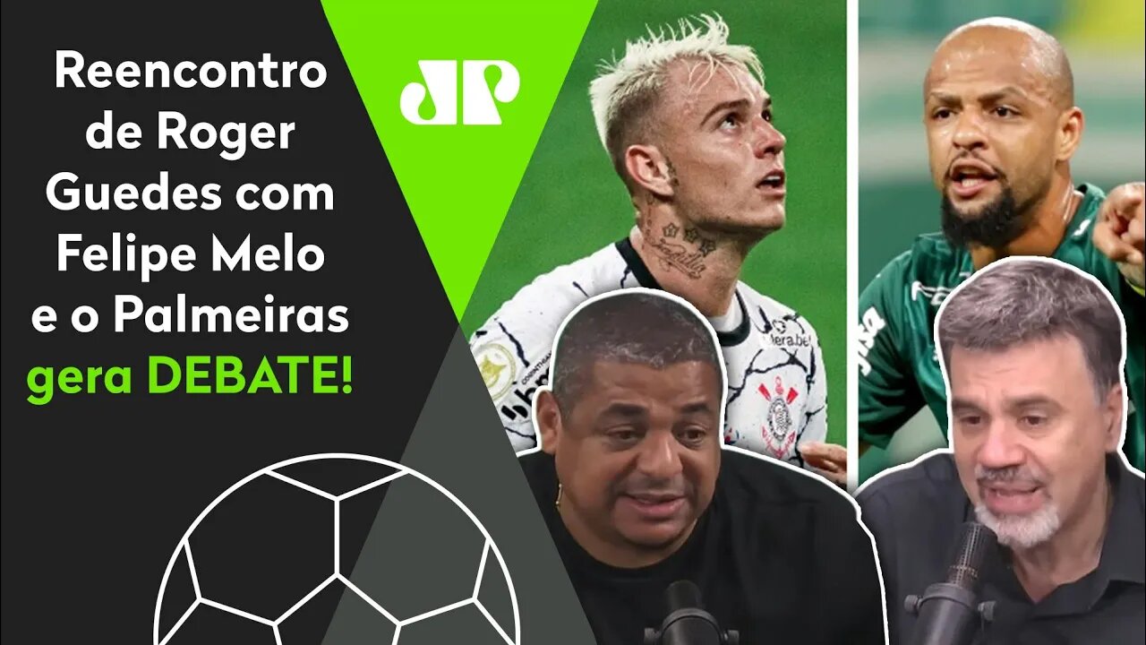 "O Roger Guedes é ODIADO no Palmeiras? QUER APOSTAR que..." Veja DEBATE antes do DÉRBI!