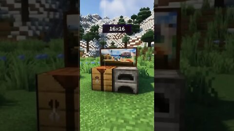 Minecraft resolution upgrade #Shorts #Minecraft