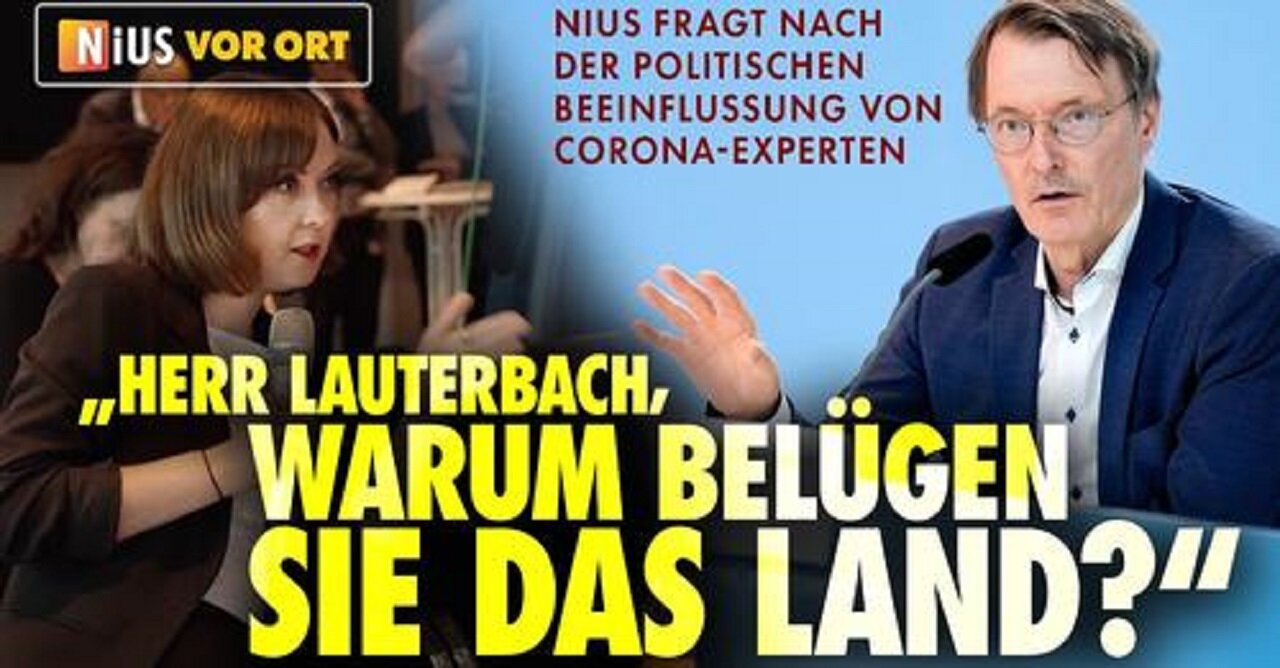 NIUS fragt nach: „Herr Lauterbach, warum belügen Sie das Land?“