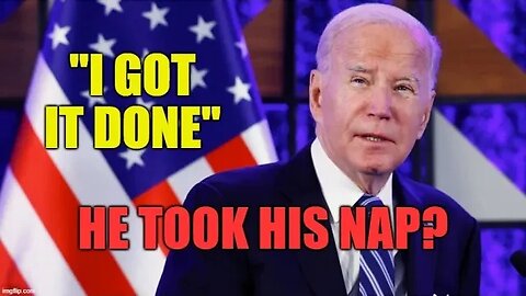 Biden To Address The Nation "I Got It Done" - More Taxpayer Dollars To Be Sent Overseas