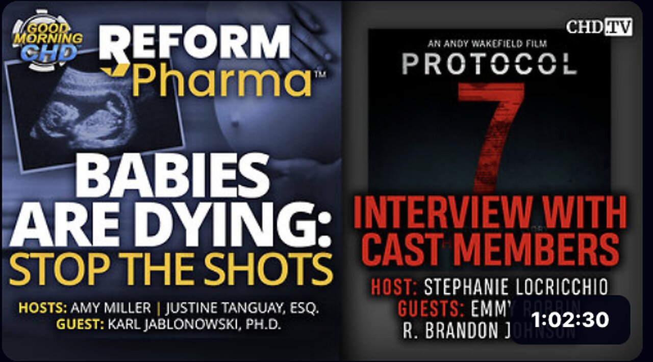 Babies are Dying: Stop the Shots + Protocol 7: Interview with Cast Members