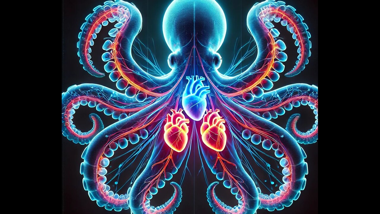 Octopuses have three hearts and blue blood