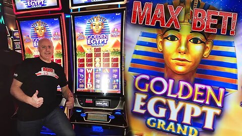 🔺NEVER BEFORE PLAYED 🔺Golden Egypt Grand MAX BET ➡️Exciting Bonus Wins! 🎰 | Raja Slots