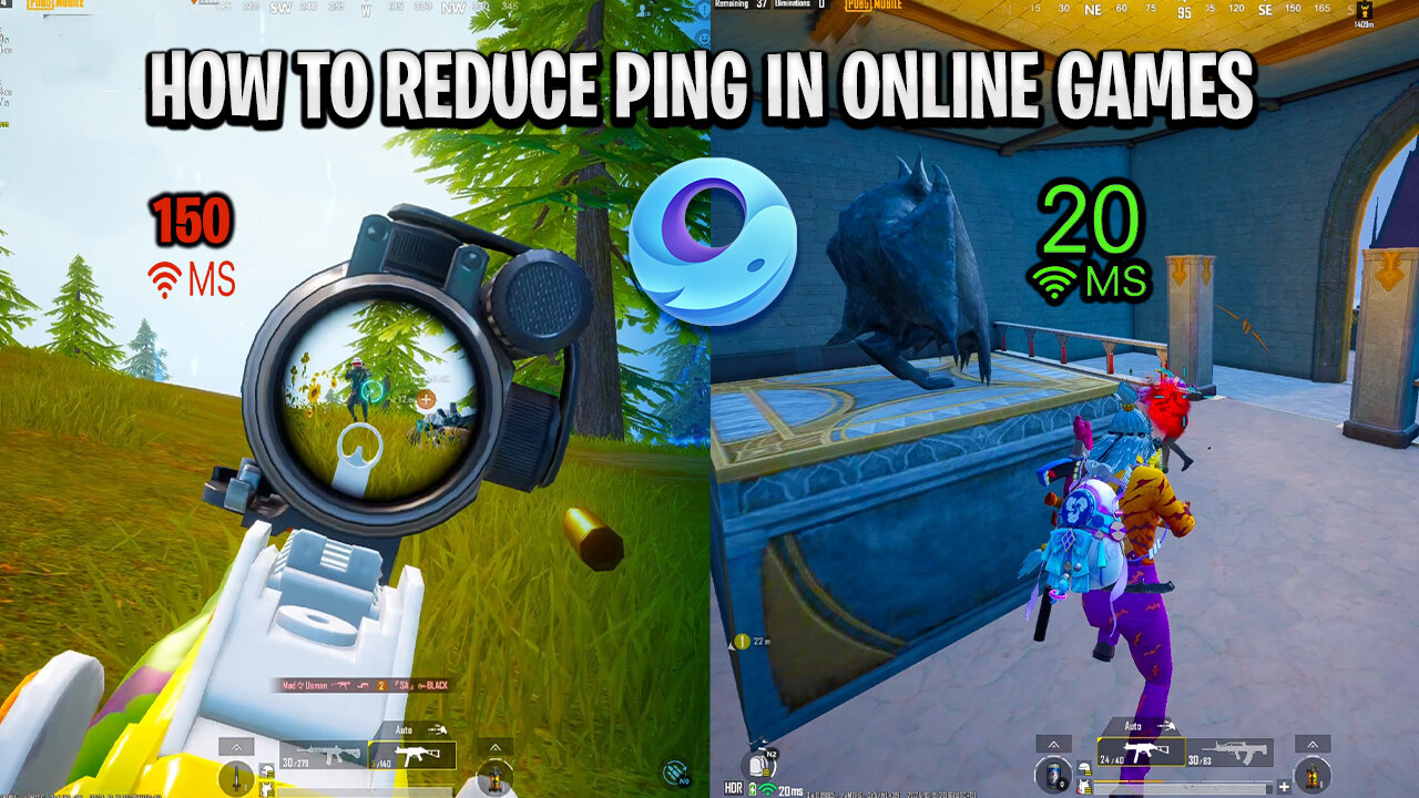 HOW TO REDUCE YOUR PING || PUBGMOBILE || BGMI || & ONLINE GAMES || NEW METHOD|| IN URDU / HINDI 2024