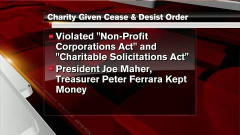 Priest-aid group hit with cease and desist