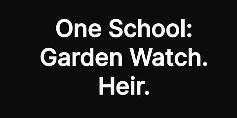 Garden Watch USA: Command. Heir.